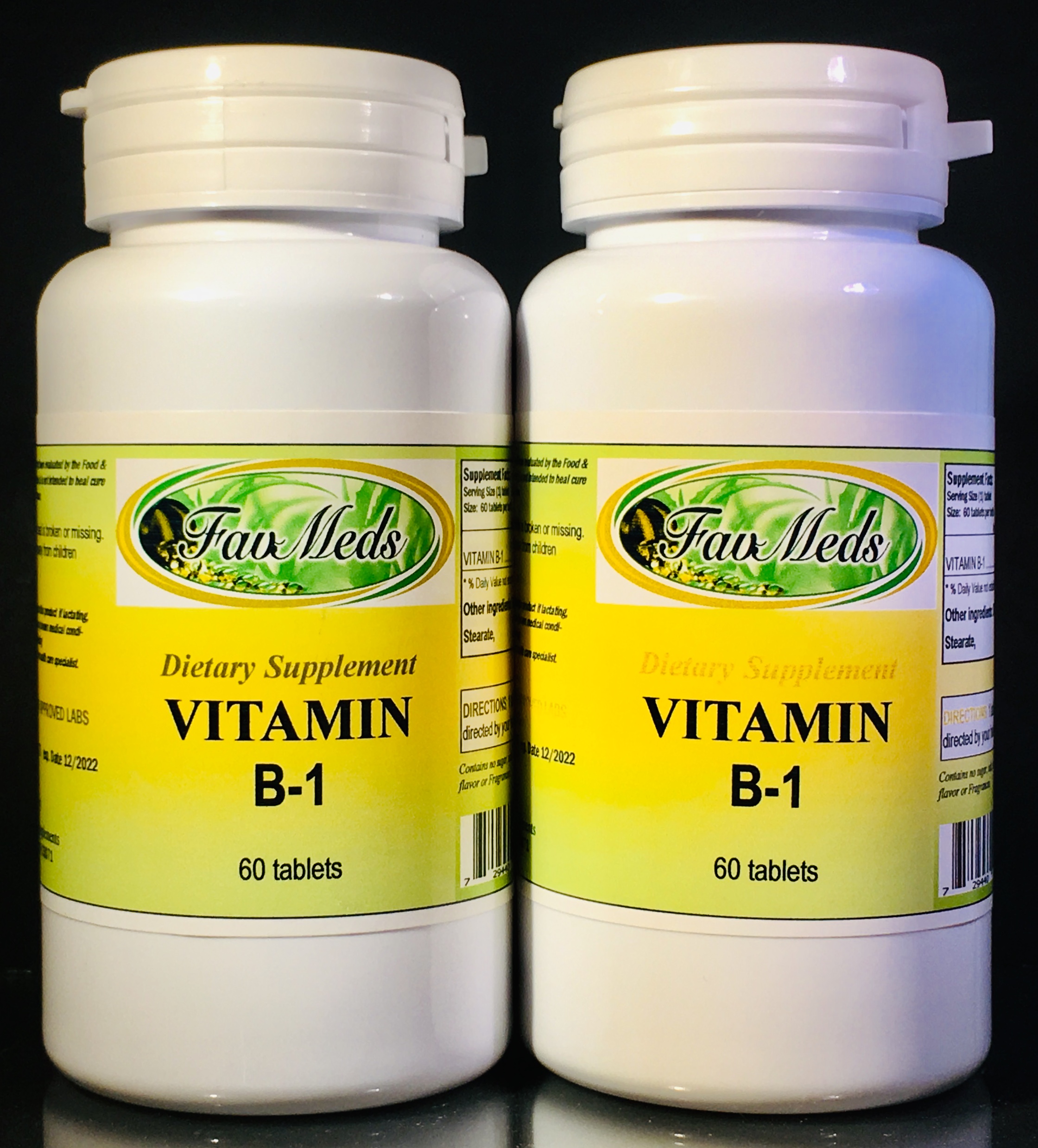 Vitamin B1 - 120 (2x60) tablets